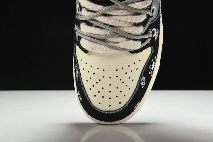 dunk low prm sb "cashew nut flower fl004