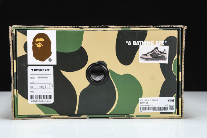 a bathing ape bape sta low copshoe bp-018