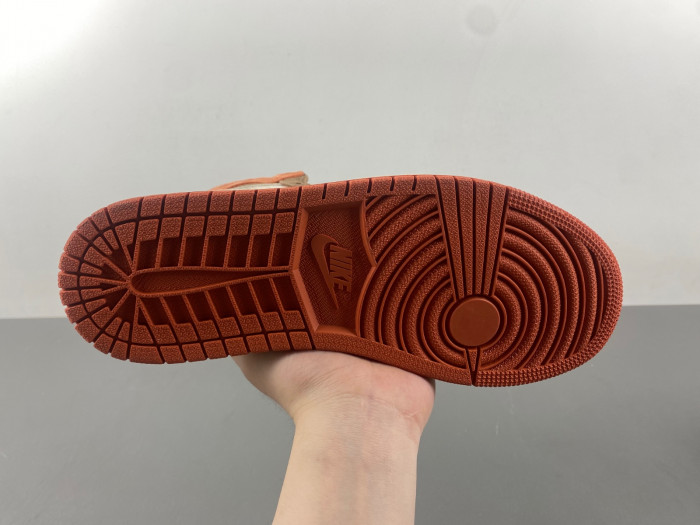 air jordan 1 retro high og wmns "dusted clay" fq2941-200