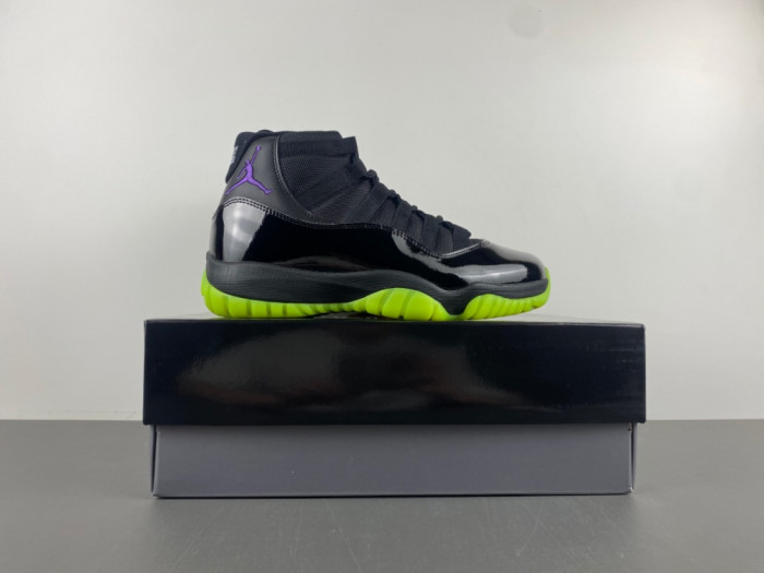 Air Jordan 11 GS Black/Barely Volt IB1378-001