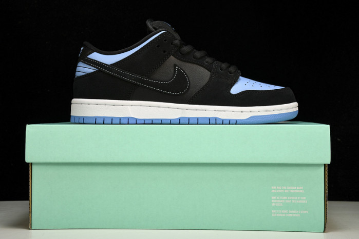 nike sb dunk low black university blue - 304292-048