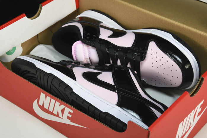 nike dunk low pink foam black (w) - dj9955-600