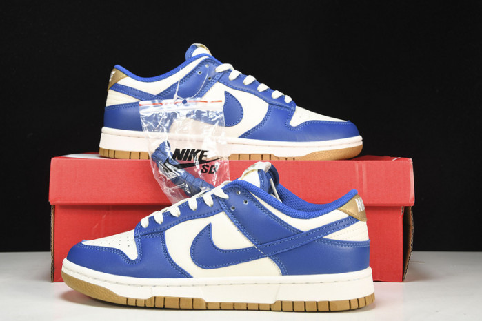 nike dunk low royal blue gold fb7173-141