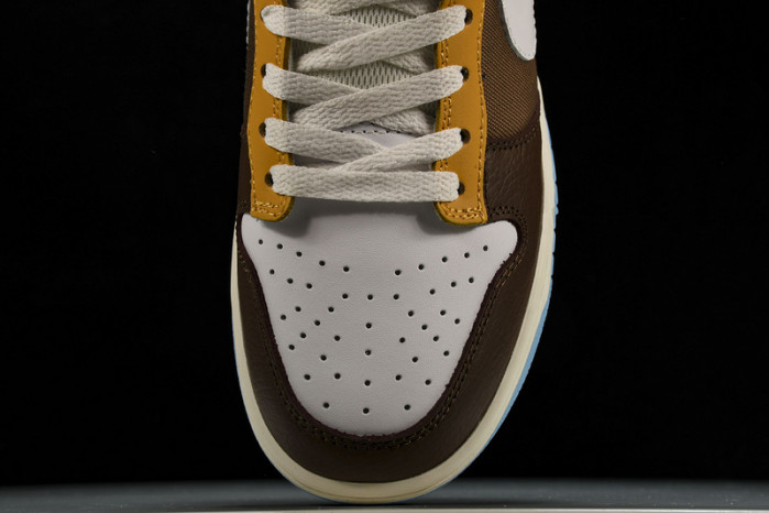 nike dunk low medium brown 314142-203