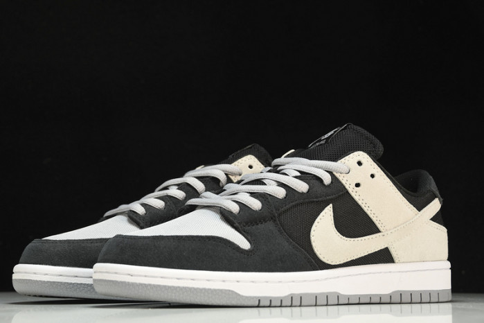 sb zoom dunk low pro black wolf grey white 854866-001