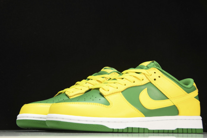 nike dunk low retro reverse brazil - dv0833-300