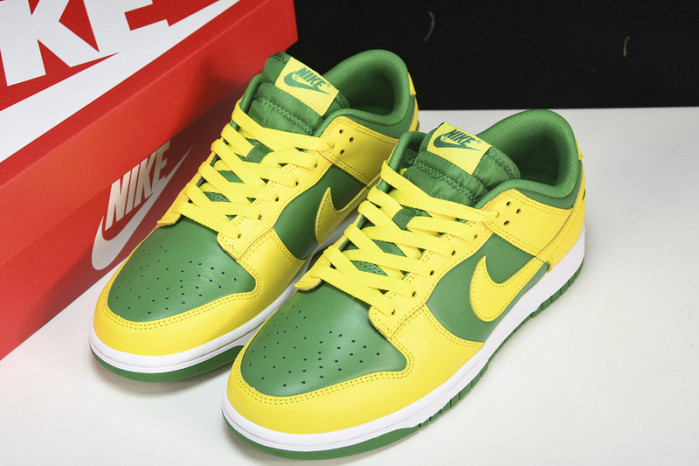 nike dunk low retro reverse brazil - dv0833-300