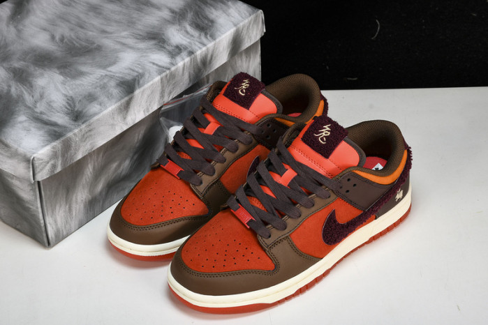 nike dunk low retro prm year of the rabbit light crimson fd4203-661