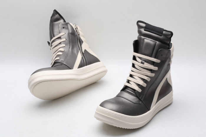 rick owens sneakers sliver gray copshoe or-101