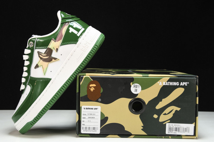 a bathing ape bape sta low copshoe bp-060