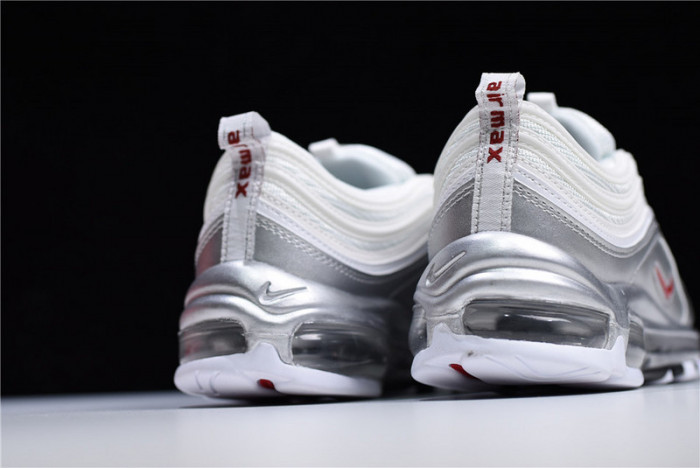 nike air max 97 white silver | at5458-100
