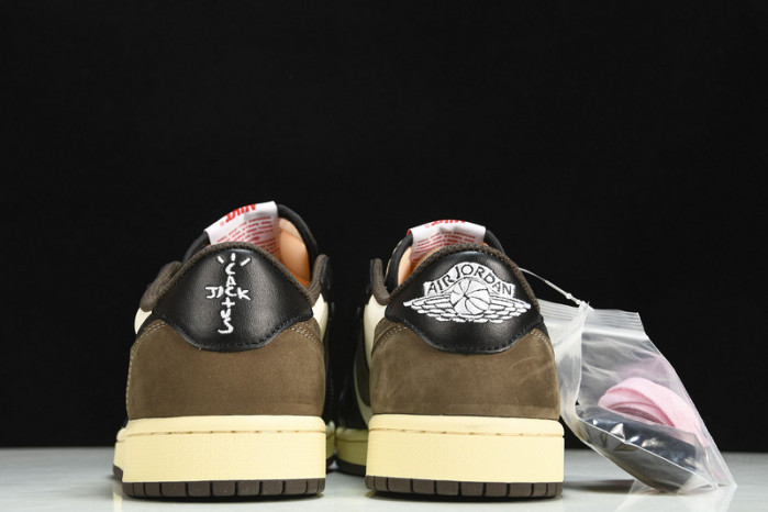 travis scott x air jordan 1 lof dark mocha black cq4277-105
