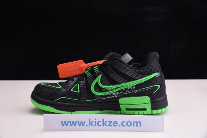 of x nike air rubber dunk “green strike” cu6015-001