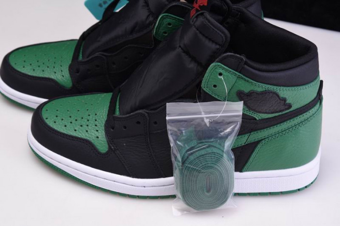 jordan 1 retro high pine green black - 555088-030