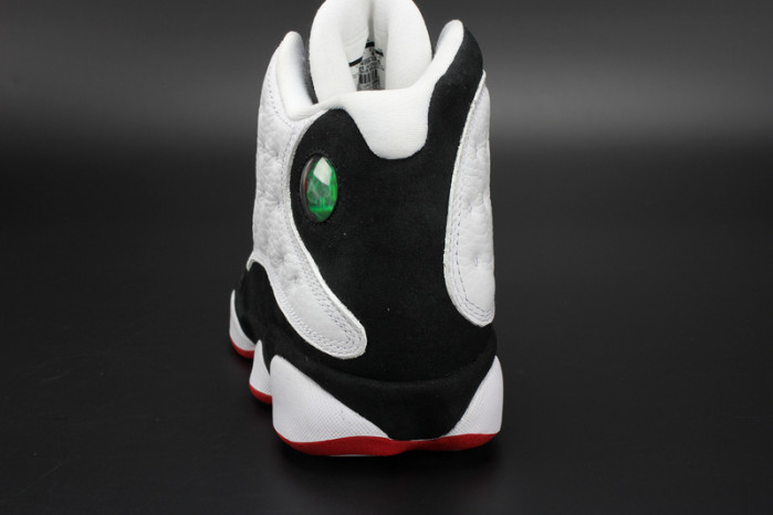 air jordan 13 retro "he got game" white/ black-true red mens 309259-104