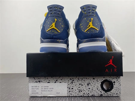 Jordan 4 Retro Michigan AJ4- Soft 3938