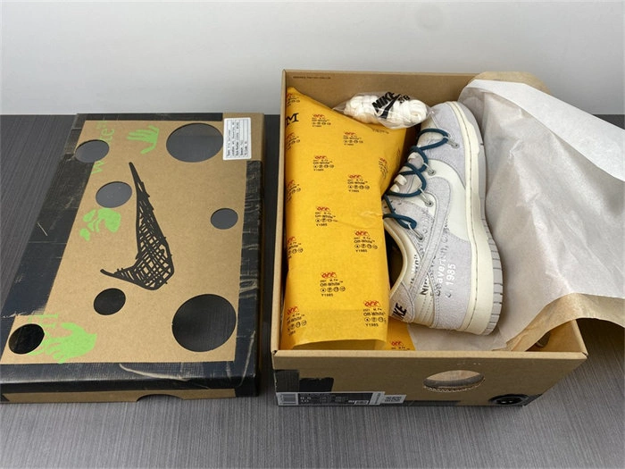 Tailored Nike Dunk Low Off-White Lot 16 DJ0950- 5058