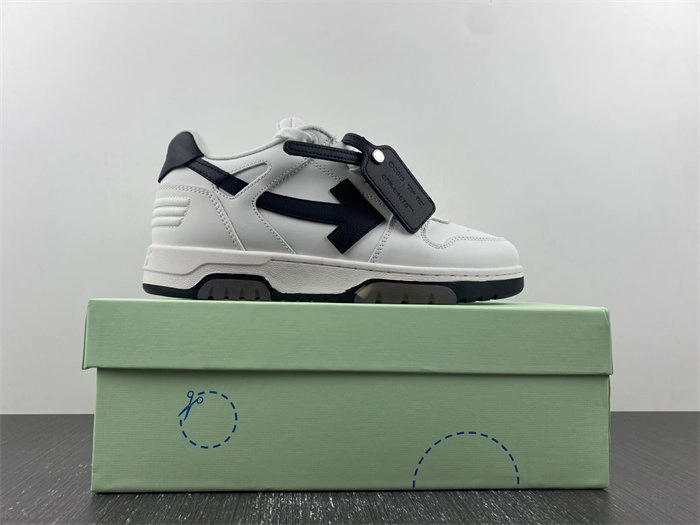 OFF-WHITE Out Of Office OOO 30 MM Low Tops Black White Blue OMIA189C99LEA GoAnywhere 3113